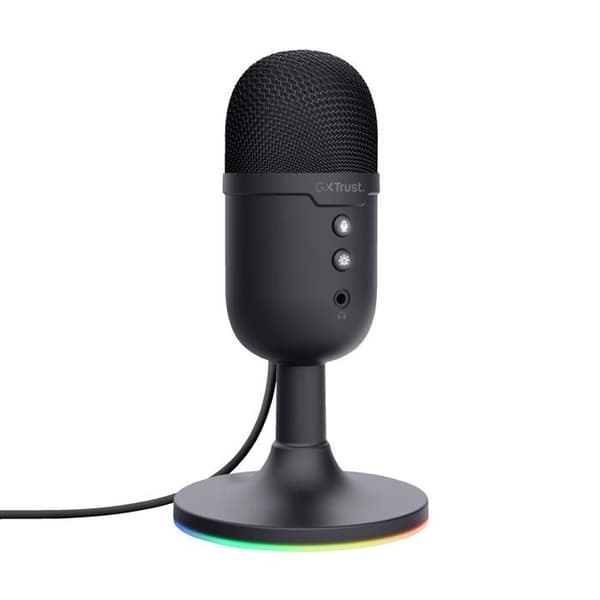 Mikrofon USB - Trust Gaming - GXT 236 Yami - Kompakt - Kardioid - Multicolor RGB