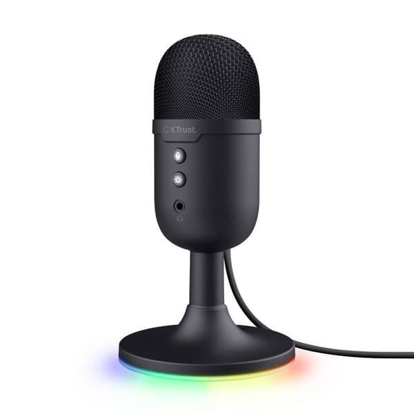 Mikrofon USB - Trust Gaming - GXT 236 Yami - Kompakt - Kardioid - Multicolor RGB