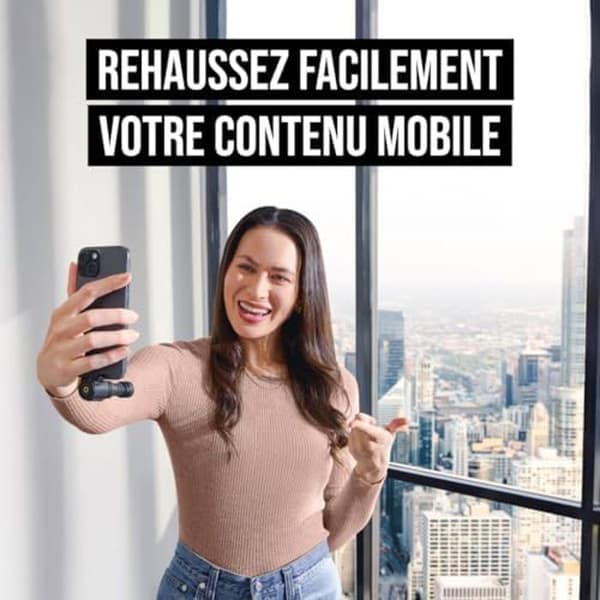 Mikrofon riktad - RØDE - VideoMic Me-C+ - USB-C - Kompatibel med iOS och Android - Vindskydd inkluderat