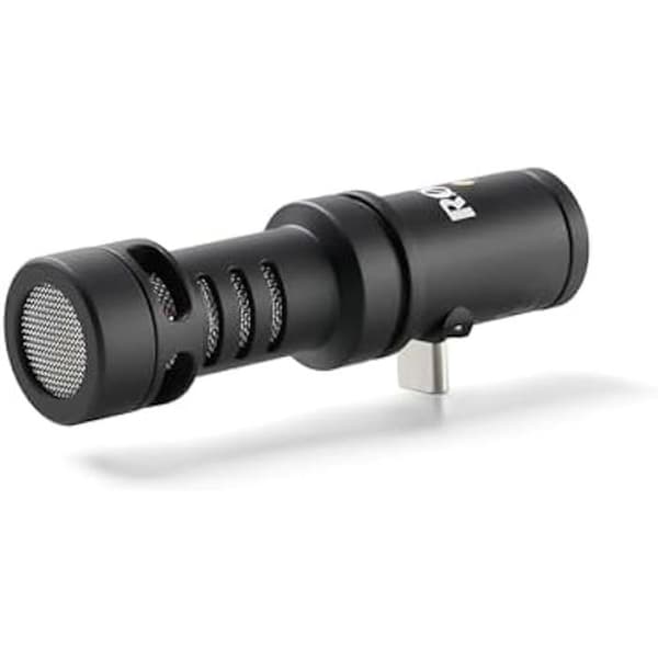 Mikrofon riktad - RØDE - VideoMic Me-C+ - USB-C - Kompatibel med iOS och Android - Vindskydd inkluderat