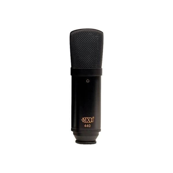 MXL 440 Mikrofon - Svart, guldtryck - Instrument, sång - Kondensor - 15 mV/Pascal - 30 - 20000 Hz
