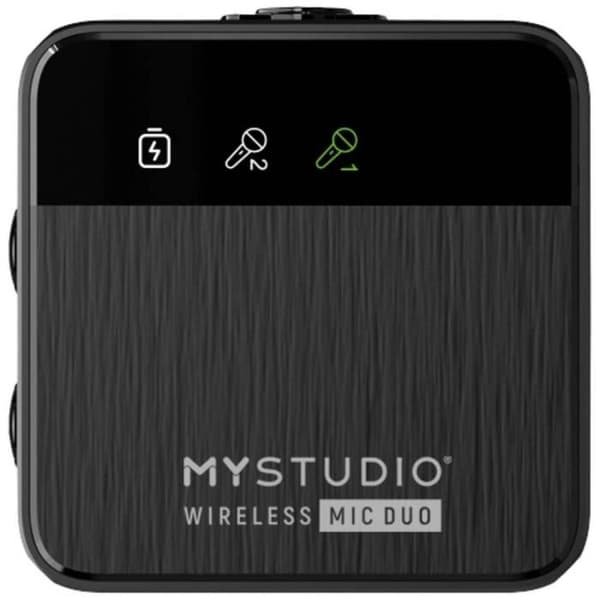 Easypix MyStudio® Wireless Mic Duo Lavalier-mikrofon - Vit - Studiomikrofon - Kabelansluten, Radio med kupong