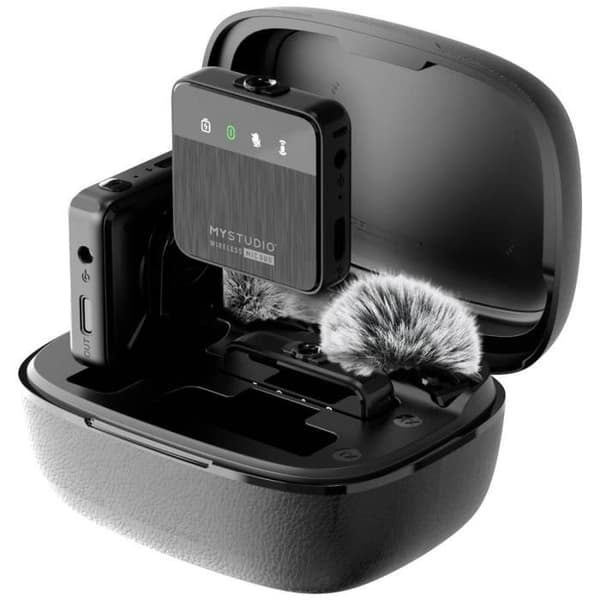 Easypix MyStudio® Wireless Mic Duo Lavalier-mikrofon - Vit - Studiomikrofon - Kabelansluten, Radio med kupong