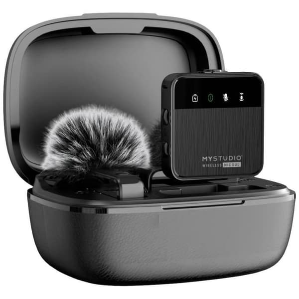 Easypix MyStudio® Wireless Mic Duo Lavalier-mikrofon - Vit - Studiomikrofon - Kabelansluten, Radio med kupong