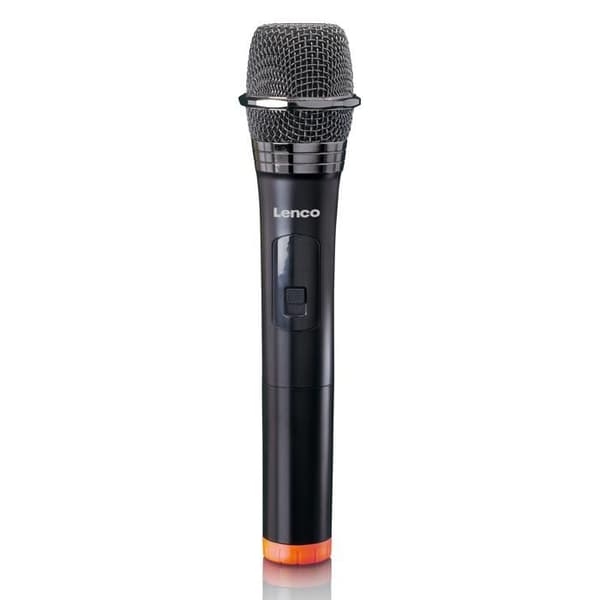 Lenco - MCW-011BK- Trådlös mikrofon med 6,3 mm mottagare