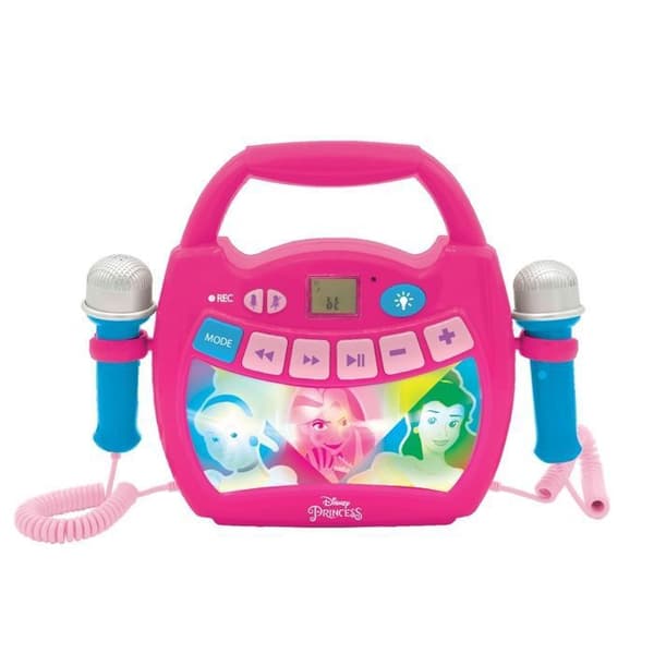 Disney Prinsessa Bluetooth-kaiutin - LEXIBOOK - Valotehosteet, mikrofonit, ladattava akku