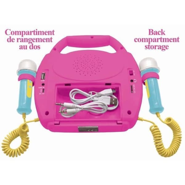 Minnie Mouse Bluetooth-kaiutin - LEXIBOOK - Valotehosteet, mikrofonit ja ladattava akku