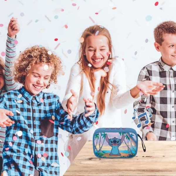 Kannettava Stitch Bluetooth®-kaiutin kangasviimeistelyllä