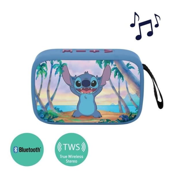 Kannettava Stitch Bluetooth®-kaiutin kangasviimeistelyllä