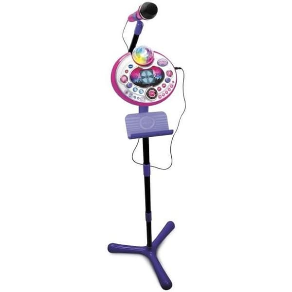 VTECH - Kidi Superstar Ljusshow Rosa - Mikrofon Karaoke