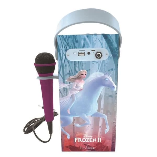 Lasten karaoke-kaiutin - LEXIBOOK - Frozen - Bluetooth V5.0 - Valotehosteet