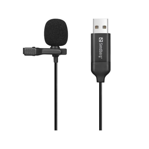 SANDBERG STREAMER USB-KLÄMMIKROFON (126-40)
