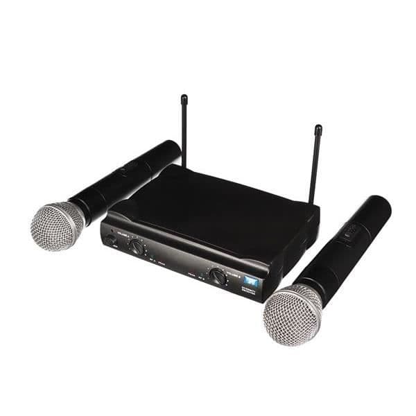 TRÅDLÖS UHF-MIKROFON - 2 KANALER VELLEMAN HQMC10012