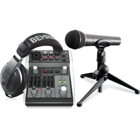 Behringer PODCASTUDIO 2 USB USB optage- og podcastsæt