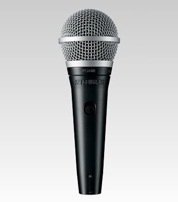 Shure PGA48-XLR Svart, Metallisk Scen-/framträdandemikrofon