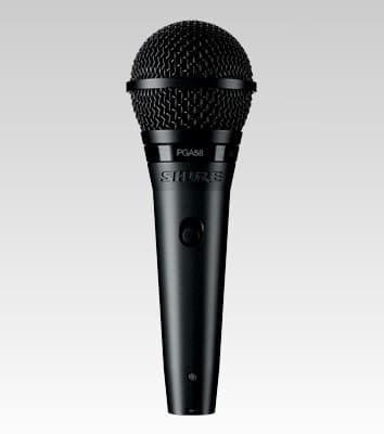 Shure PGA58-XLR Svart Scen-/framträdandemikrofon