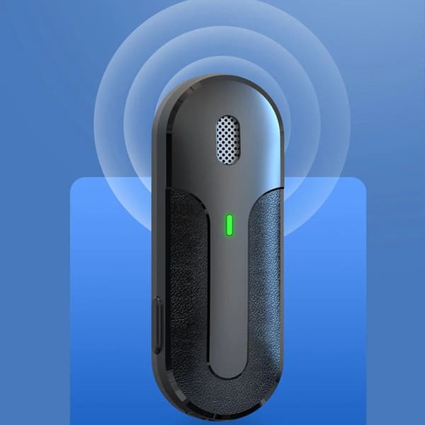 Yesido - Mikrofon Mikro-krawatt 2i1 (KR16) - Lightning, 70mAh, Trådlös, 2,4GHz - Svart
