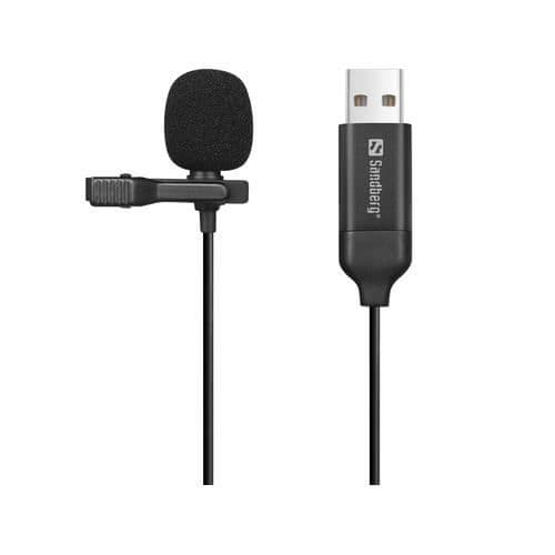 SANDBERG STREAMER USB-KLÄMMIKROFON (126-40)