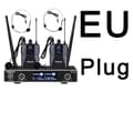 Miniatyrbild 1 av 2: UHF Trådlöst Mikrofon System, Dubbel Mikrofonstöd, Över 30 Meter Räckvidd,FB-U35H2-EU-2