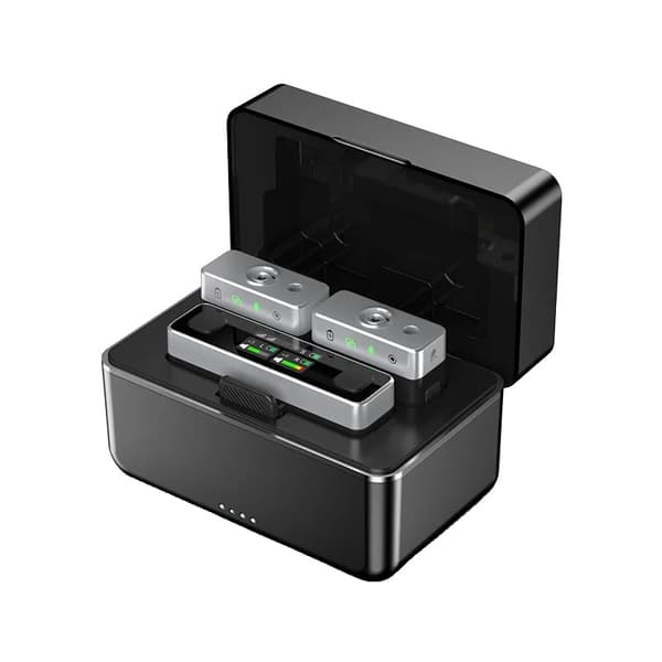 Trådlöst dubbelkanals mikrofonsystem, räckvidd på 100m, batteritid på 20 timmar.,U-Mik