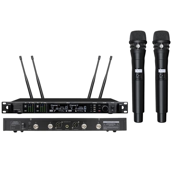 Professionelt trådløst mikrofon sæt, dynamisk transducer, superkardioid mønster,KSM8 500MHz