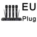 Miniatyrbild 1 av 2: Trådlös mikrofon, UHF Fast Frekvens, 4 Kanals Trådlös, EU-kontakt 501 538
