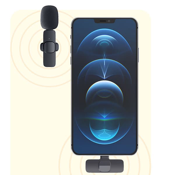 INF Trådlös Lavalier Mikrofon - Type-C Clip-on Mygga
