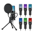 Miniatyrbilde 7 av 11: INF RGB Gaming Mikrofon - Høy Sensitivitet & Fleksibel