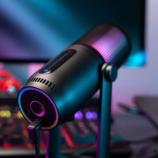 Mikrofon Thronmax MDrill Ghost RGB USB - Svart