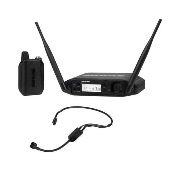Shure GLXD14+E/PGA31-Z4 - DUAL BAND Digital Trådløst System med Bodypack Transmitter og Headset Mikrofon