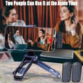 Miniatyrbild 2 av 9: OBOSOE 2-Pack Trådlös Lavalier Mikrofon med Laddningsetui – 3-i-1 Mini Mic för iPhone/Android, Video, Vlogg, TikTok, YouTube