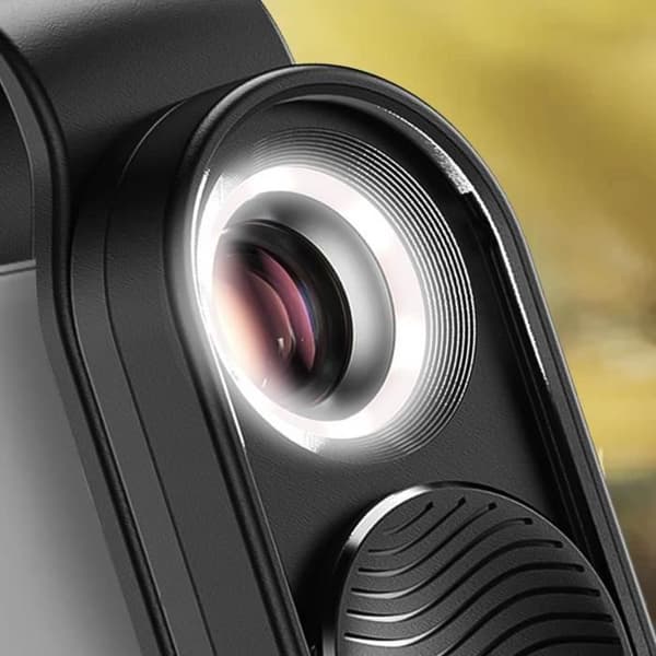 Mikroskop Smartphone - AVIZAR - Zoom 100X - LED-ring - Skjult fane - 30mAh