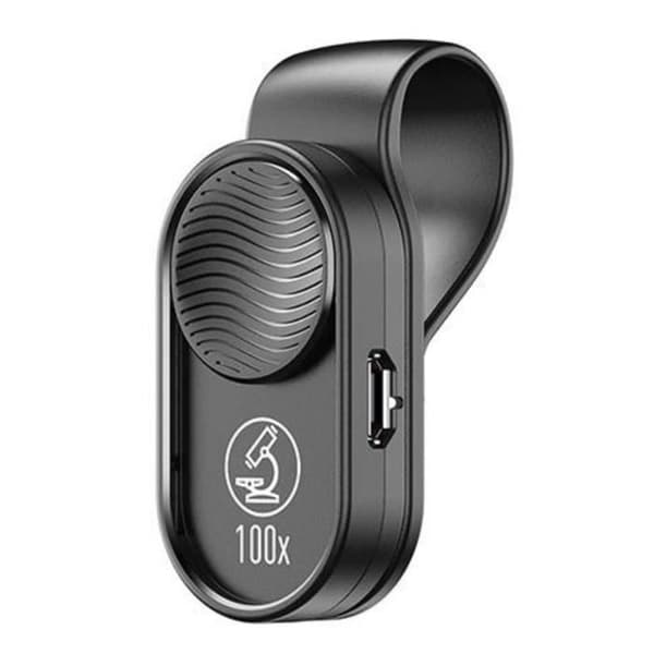 Mikroskop Smartphone - AVIZAR - Zoom 100X - LED-ring - Skjult fane - 30mAh