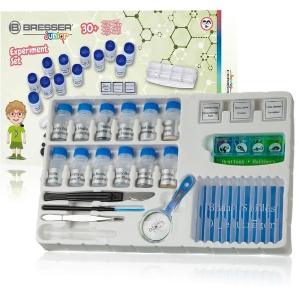 Junior experimentset för mikroskop - BRESSER - Pojke och flicka - Från 8 år