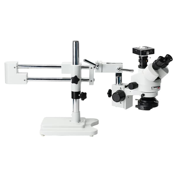 3,5X 7X 45X 90X dubbelbomstativ Zoom Simul Focal Trinocular Stereo Mikroskop+41MP kameramikroskop för industriell PCB-reparation