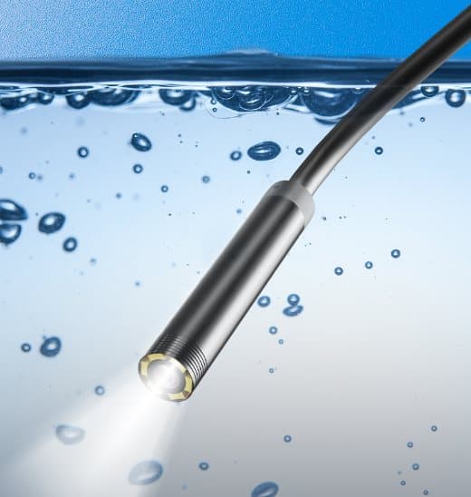 INF Inspektionskamera, 5,5 mm lins, högupplöst, LED, IP67