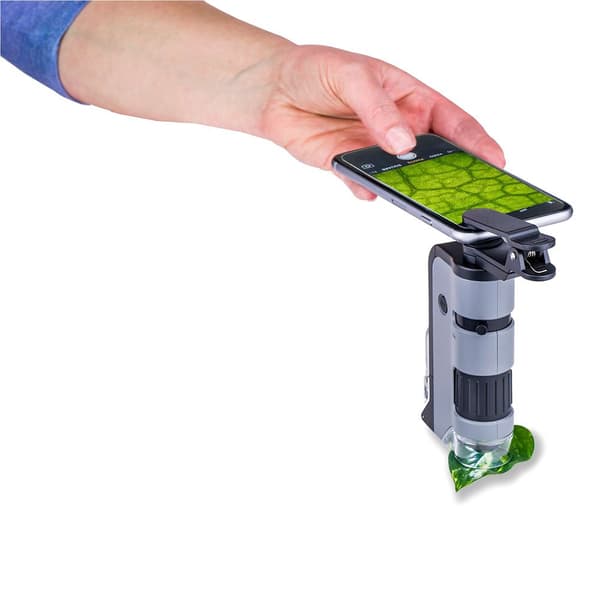 Carson Optical Microflip 100x - 250x Led Pocket Svart,Grå