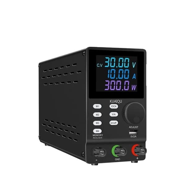 Strømforsyning, Programmerbar, Hukommelsesfunktioner, 30V 10A DR Sort, 220V 30V 10A DR Black 220V