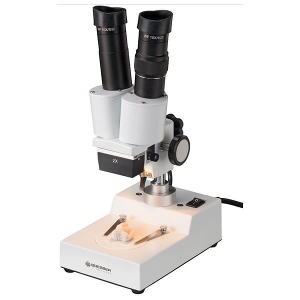 Bresser Professionelt Mikroskop Biorit Icd 20x Hvid