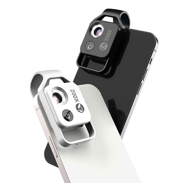 Digital mikroskoplins för telefon 200x LED