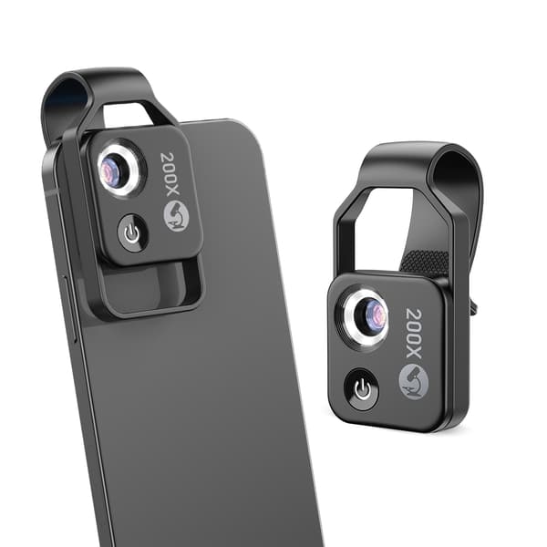 Digital mikroskop linse til telefon 200x LED