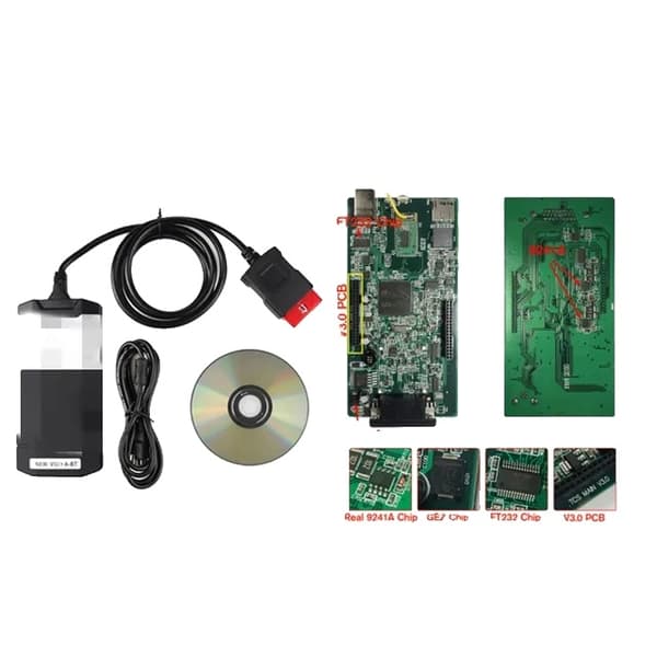 OBD2-skanneri, Bluetooth-yhteys, Multidiag Pro -teknologia, V90 V3.0 3