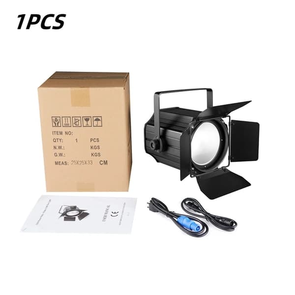 LED Par Lys, 300W Effektudgang, DMX512 Kompatibel, 1 stk, EU-stik