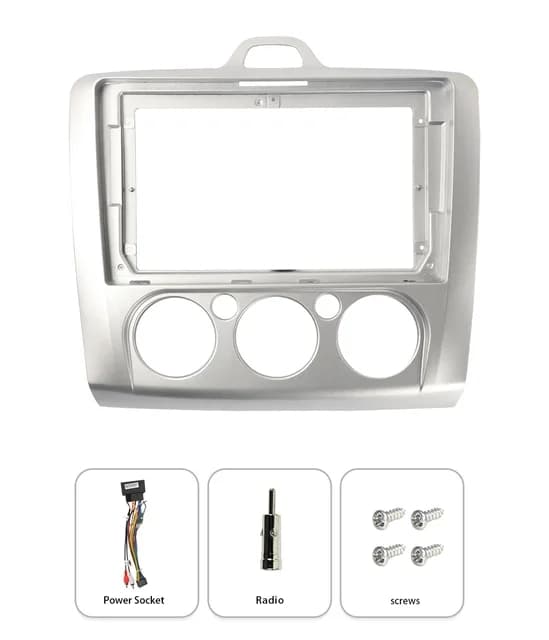 Bil Stereo Installationssæt, Kompatibelt med Ford Focus 2 MK2 2004-2011, Nem montering på instrumentbrættet., 542-kabel