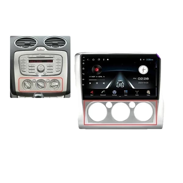 Bilradio, Android 12-kompatibilitet, GPS-navigation, T10-1(A)-MIC-CAM-DVR