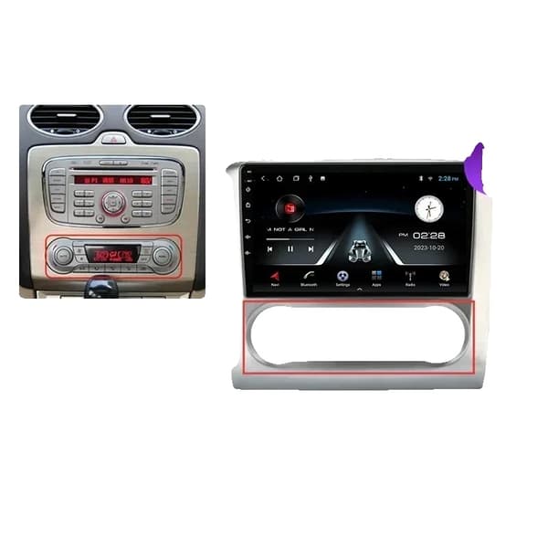 Autosoitin, Android 12 -yhteensopivuus, GPS-navigointi, T10-1(A)-MIC-CAM-DVR