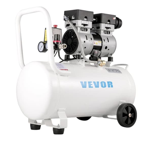 Luftkompressor, ultrastille motor, oliefri pumpe,50 liter