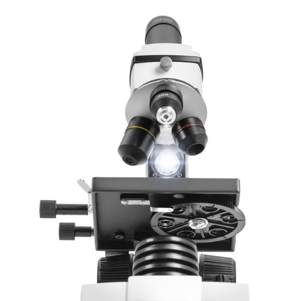 Steinberg Systems - Mikroskop - 40 till 400x - Monokulärt - LED-transmitterat & reflekterat ljus - Justerbar klämma