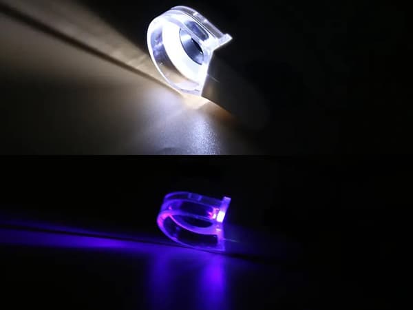 Mini Mikroskop med UV-lampa - 60x Förstoring - Till Mobiltelefon