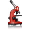 Miniatyrbild 5 av 5: BIOLUX SEL studentmikroskop - BRESSER JUNIOR - 40x-1600x förstoring - experimentsats - röd
